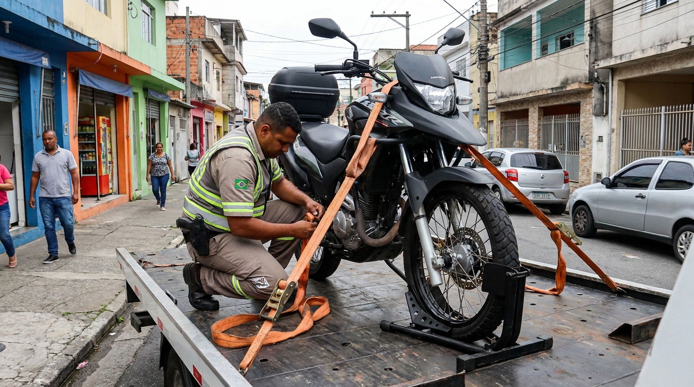 Guincho para Moto em Itaquaquecetuba‑SP